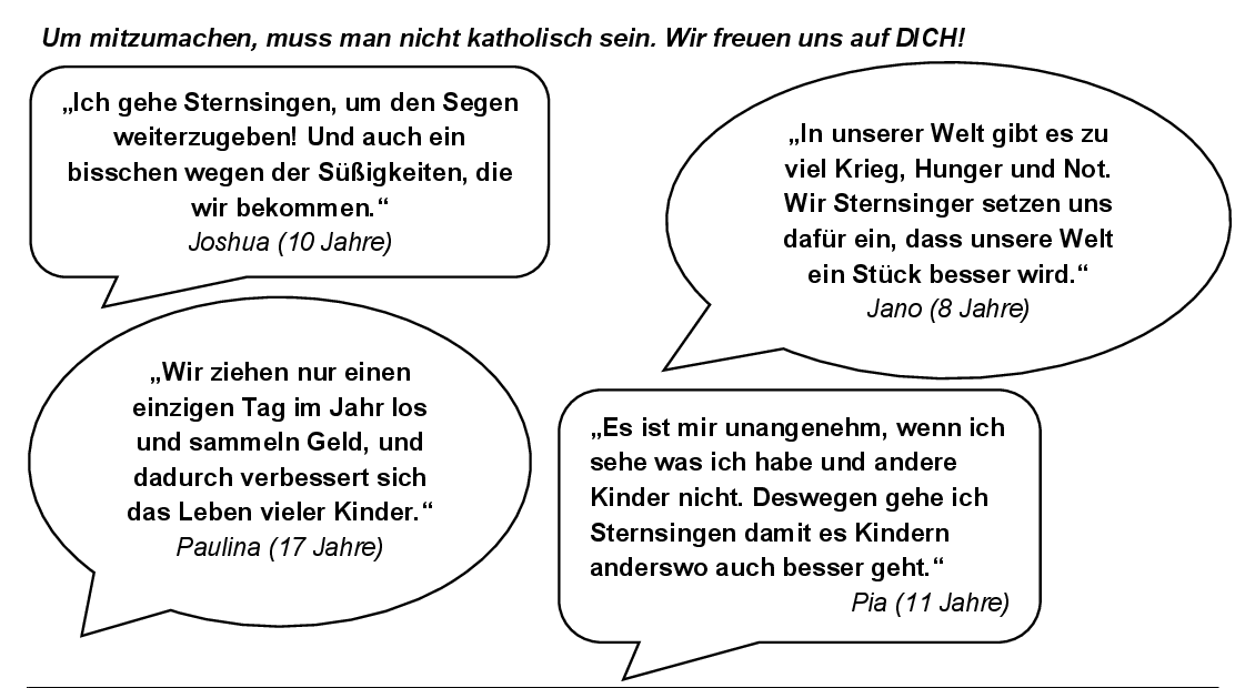 Sternsinger machen was