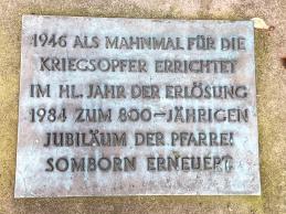 Holzkreuz auf der Kohlplatte