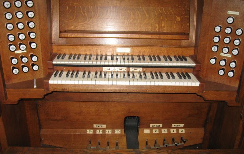 Spieltisch Albert-Keates-Orgel