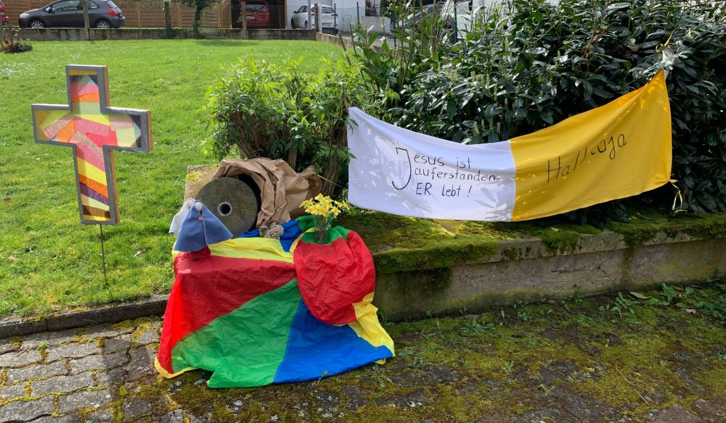 Ostersonntag im Pfarrgarten