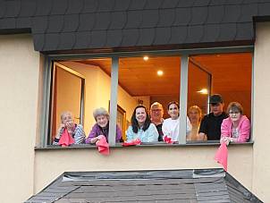 Verabschiedung am Fenster