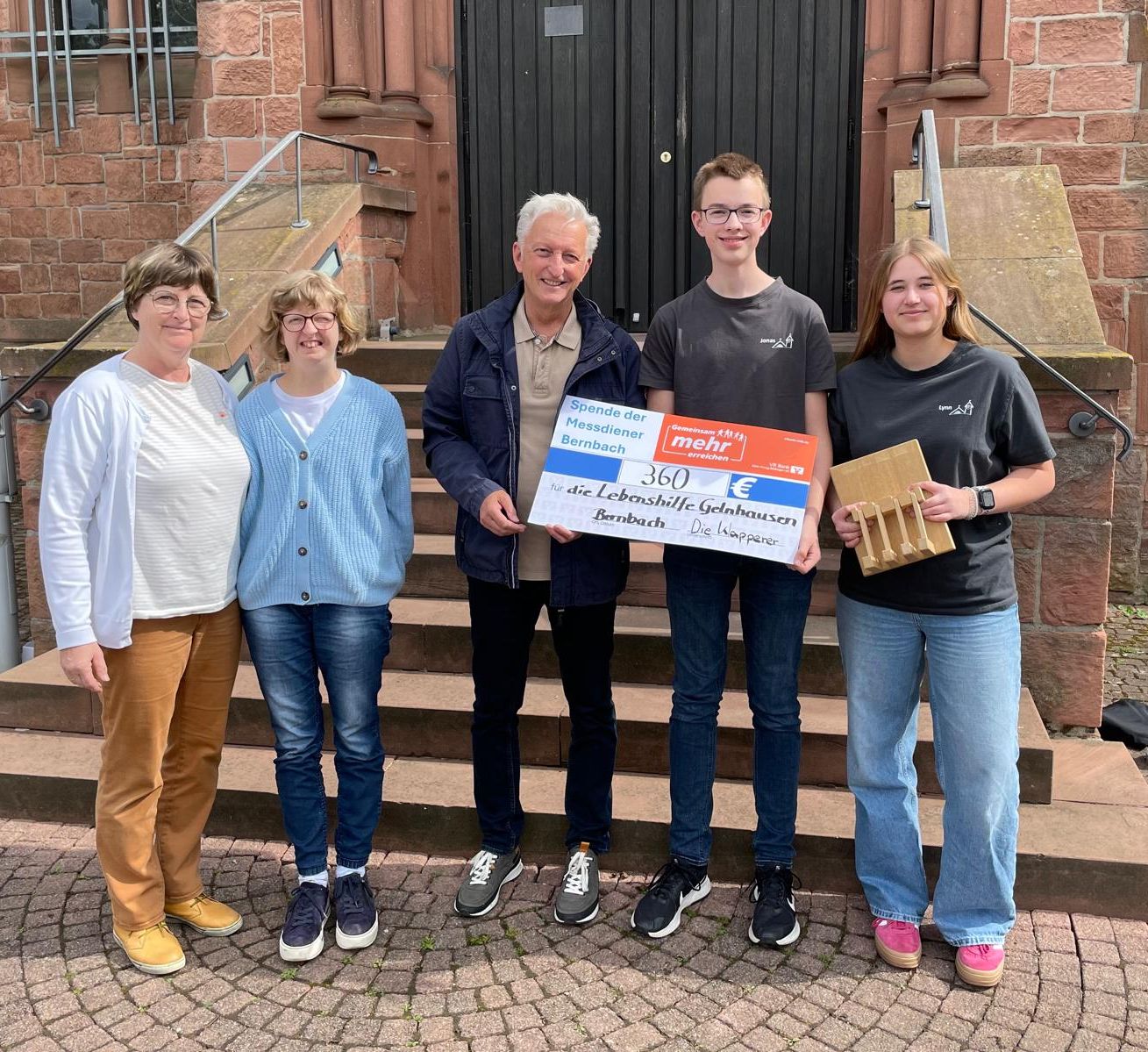 Von links: Daniela Börner, Katrin Börner, Norbert Böttge, Jonas Wolf und Lynn Rieth