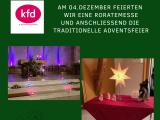 Roratemesse und Adventsfeier